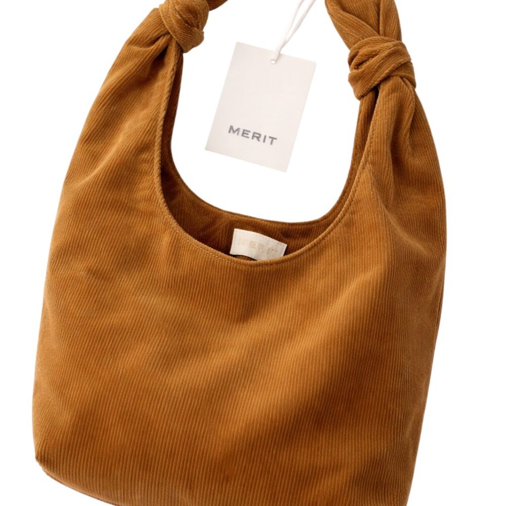 Merit Corduroy Cosmetics Bag | Gold Corduroy | New With Tags